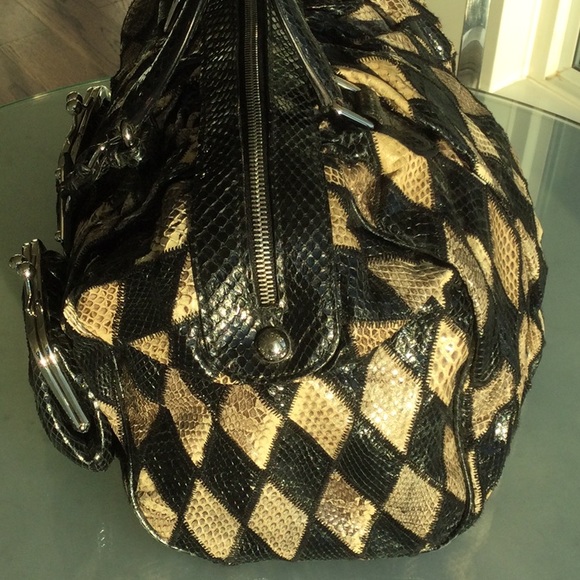 Dolce and Gabbana patchwork snakeskin Ms Curly bag - Picture 4 of 13
